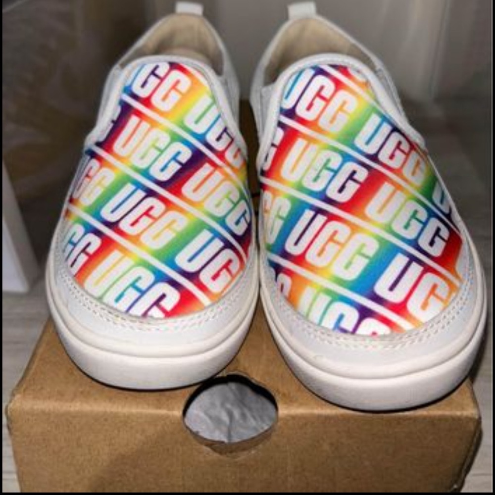 UGG Rainbow Slip Ons